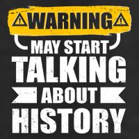 Warning May Start Talking About History Microfiber Hand Towel