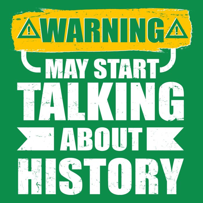 Warning May Start Talking About History Women's V-Neck T-Shirt