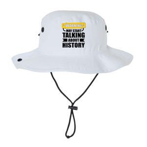 Warning May Start Talking About History Legacy Cool Fit Booney Bucket Hat