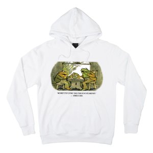 We Must Stop Eating Cried Toad As He Ate Another The Lovers Frog And Toad Hoodie