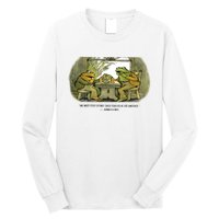 We Must Stop Eating Cried Toad As He Ate Another The Lovers Frog And Toad Long Sleeve Shirt