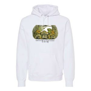 We Must Stop Eating Cried Toad As He Ate Another The Lovers Frog And Toad Premium Hoodie