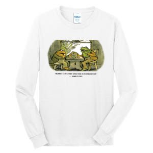 We Must Stop Eating Cried Toad As He Ate Another The Lovers Frog And Toad Tall Long Sleeve T-Shirt