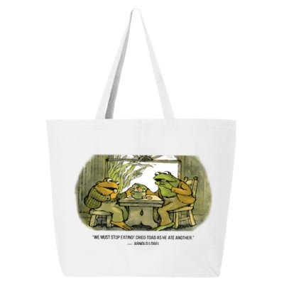 We Must Stop Eating Cried Toad As He Ate Another The Lovers Frog And Toad 25L Jumbo Tote