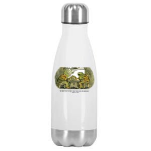 We Must Stop Eating Cried Toad As He Ate Another The Lovers Frog And Toad Stainless Steel Insulated Water Bottle