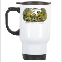 We Must Stop Eating Cried Toad As He Ate Another The Lovers Frog And Toad Stainless Steel Travel Mug