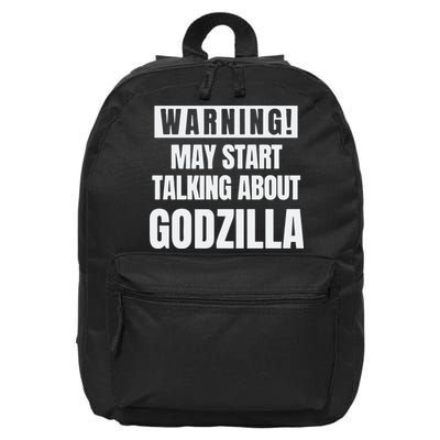 Warning May Start To Talk About 16 in Basic Backpack