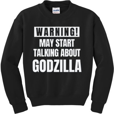 Warning May Start To Talk About Kids Sweatshirt