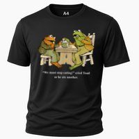 We Must Stop Eating Toad As He Ate Another Frog Toad Cooling Performance Crew T-Shirt