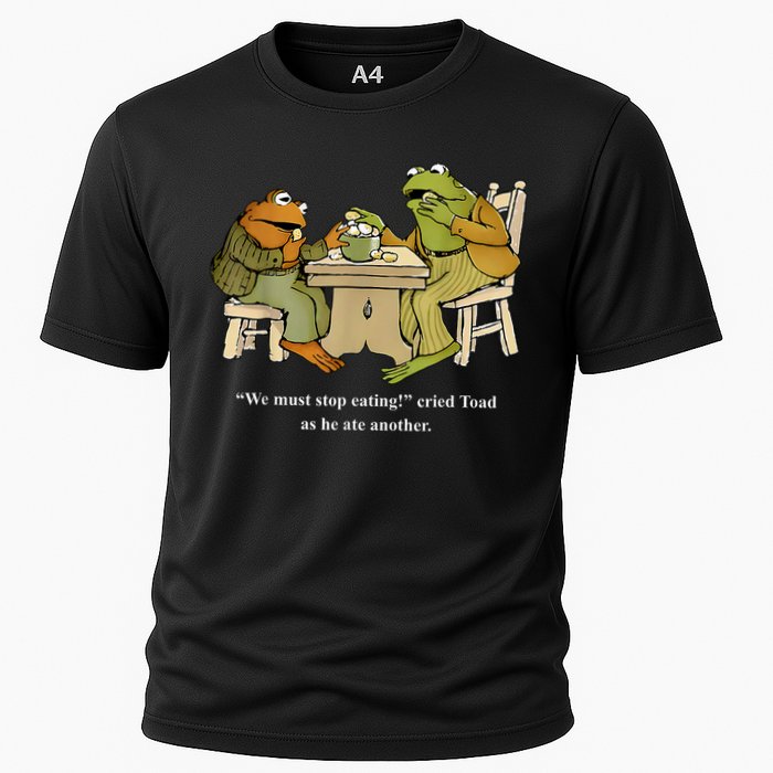 We Must Stop Eating Toad As He Ate Another Frog Toad Cooling Performance Crew T-Shirt