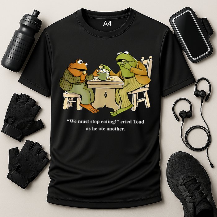 We Must Stop Eating Toad As He Ate Another Frog Toad Cooling Performance Crew T-Shirt