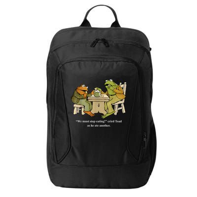We Must Stop Eating Toad As He Ate Another Frog Toad City Backpack