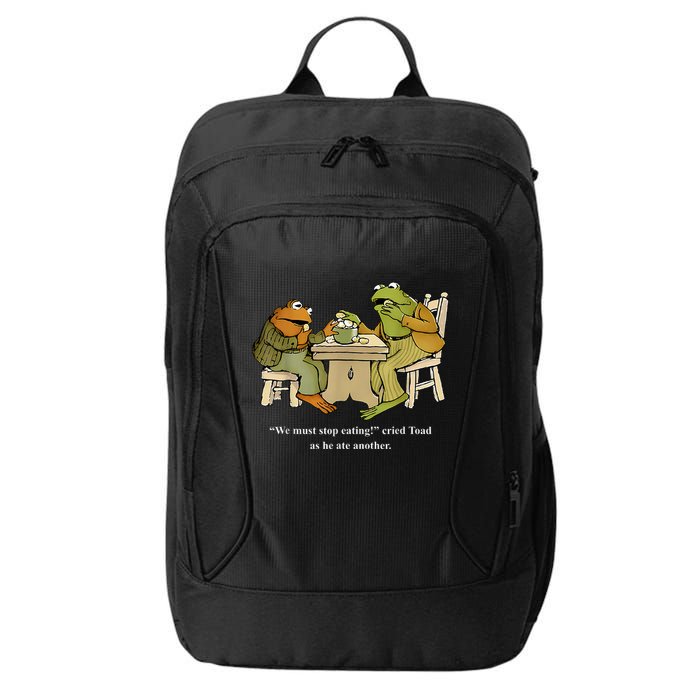 We Must Stop Eating Toad As He Ate Another Frog Toad City Backpack