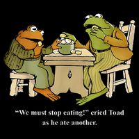 We Must Stop Eating Toad As He Ate Another Frog Toad City Backpack