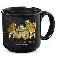 We Must Stop Eating Toad As He Ate Another Frog Toad 15oz Campfire Ceramic Mug