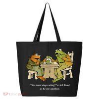 We Must Stop Eating Toad As He Ate Another Frog Toad 25L Jumbo Tote