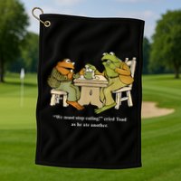 We Must Stop Eating Toad As He Ate Another Frog Toad Golf Towel