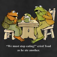 We Must Stop Eating Toad As He Ate Another Frog Toad Golf Towel