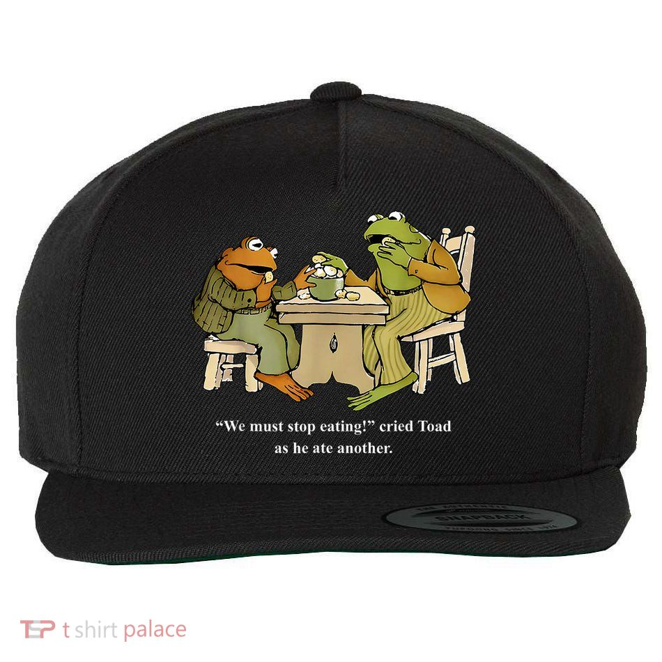 We Must Stop Eating Toad As He Ate Another Frog Toad Wool Snapback Cap