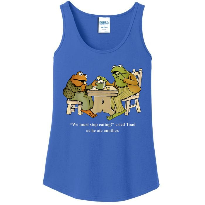 We Must Stop Eating Toad As He Ate Another Frog Toad Ladies Essential Tank