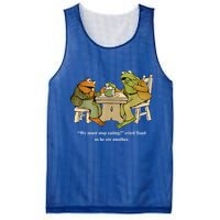 We Must Stop Eating Toad As He Ate Another Frog Toad Mesh Reversible Basketball Jersey Tank