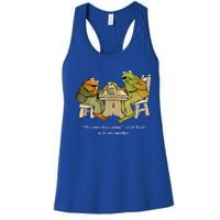 We Must Stop Eating Toad As He Ate Another Frog Toad Women's Racerback Tank