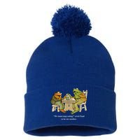 We Must Stop Eating Toad As He Ate Another Frog Toad Pom Pom 12in Knit Beanie