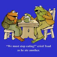 We Must Stop Eating Toad As He Ate Another Frog Toad Short Acrylic Beanie