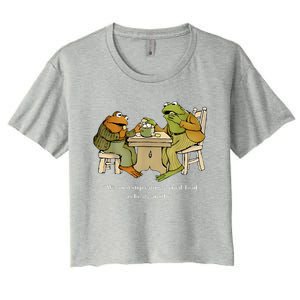 We Must Stop Eating Toad As He Ate Another Frog Toad Women's Crop Top Tee