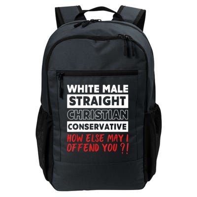 White Male Straight Christian Conservative Republicans Backpack