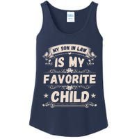 Wo My Son In Law Is My Favorite Child Funny Mother Ladies Essential Tank