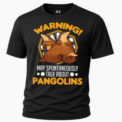 Warning May spontaneously talk about Pangolins Performance Shirt
