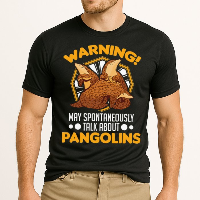 Warning May spontaneously talk about Pangolins Performance Shirt