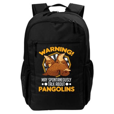 Warning May spontaneously talk about Pangolins Backpack