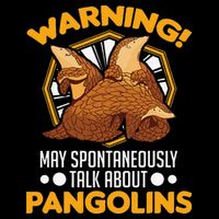Warning May spontaneously talk about Pangolins Youth Performance Sprint T-Shirt