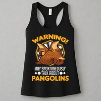 Warning May spontaneously talk about Pangolins Womens Tank Top