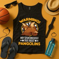 Warning May spontaneously talk about Pangolins Tank Top