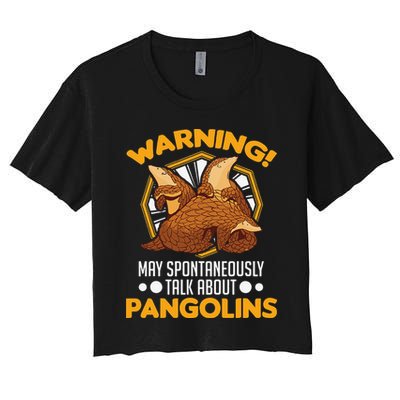 Warning May spontaneously talk about Pangolins Crop Top