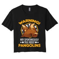 Warning May spontaneously talk about Pangolins Crop Top