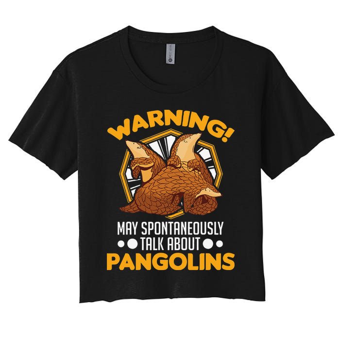 Warning May spontaneously talk about Pangolins Crop Top