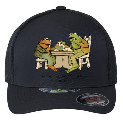 We Must Stop Eating Cried Toad As He Ate Another Frog Toad Flexfit Unipanel Trucker Cap