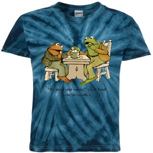 We Must Stop Eating Cried Toad As He Ate Another Frog Toad Kids Tie-Dye T-Shirt