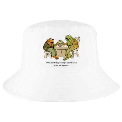 We Must Stop Eating Cried Toad As He Ate Another Frog Toad Cool Comfort Performance Bucket Hat