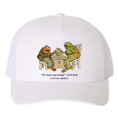 We Must Stop Eating Cried Toad As He Ate Another Frog Toad Yupoong Adult 5-Panel Trucker Hat