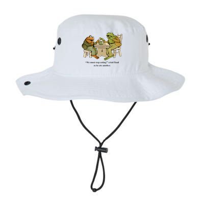 We Must Stop Eating Cried Toad As He Ate Another Frog Toad Legacy Cool Fit Booney Bucket Hat