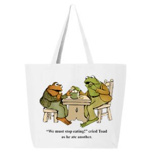 We Must Stop Eating Cried Toad As He Ate Another Frog Toad 25L Jumbo Tote