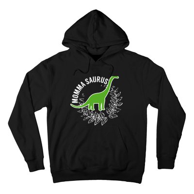 Wo Momma Saurus Dinosaur Mother's Day Gift Hoodie