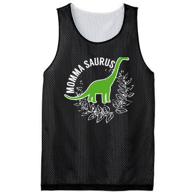 Wo Momma Saurus Dinosaur Mother's Day Gift Mesh Reversible Basketball Jersey Tank