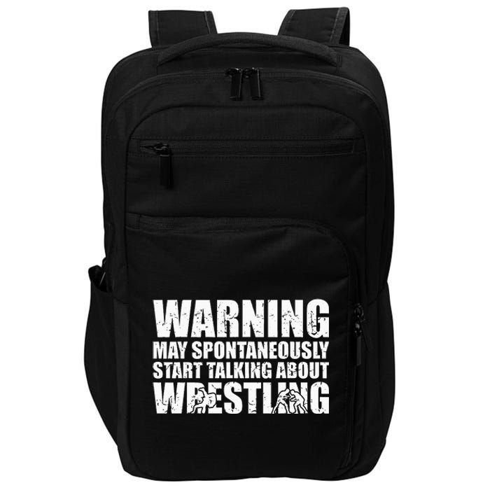 Wrestler May Spontaneously Start Talking About Wrestling Impact Tech Backpack