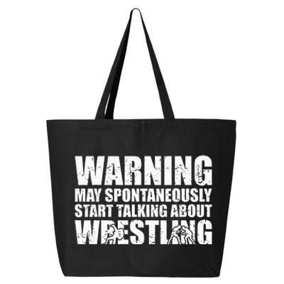 Wrestler May Spontaneously Start Talking About Wrestling 25L Jumbo Tote